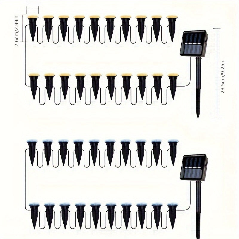 Eco-Lite | Solar Outdoor Lights with Waterproof Design | Eco-Friendly Garden Illumination for Safe Pathways 3