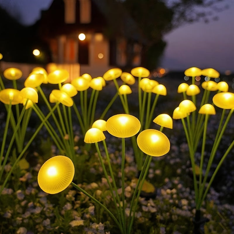 Garden Glow | Solar Garden Lights with Unique Jellyfish & Mushroom Design | Enchanting Outdoor Decor for Magical Spaces 7