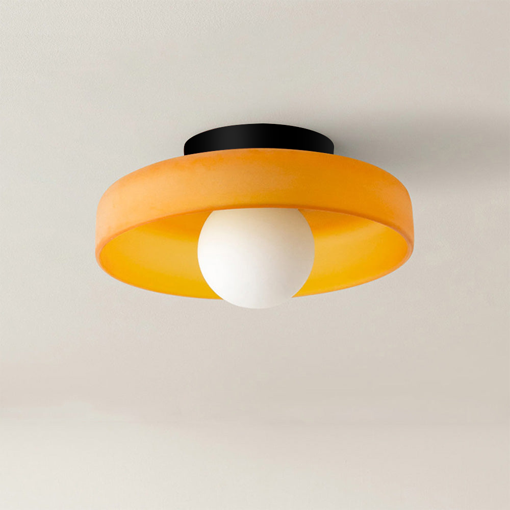 Aurora | Flush Mount Ceiling Light with Decorative Ring | Modern Design for Elegant Interiors 1