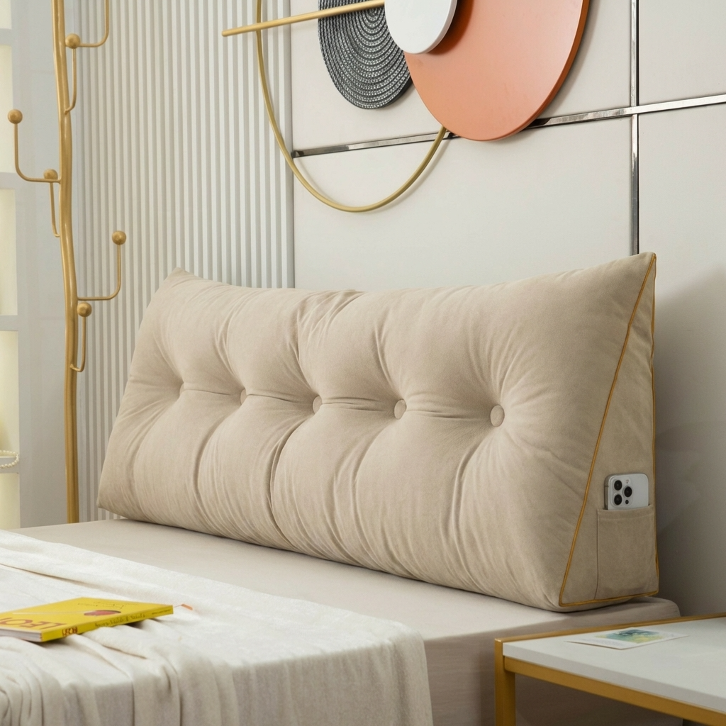 Chic Collection | Bed Wedge Pillow with Ergonomic Support & Side Pocket | Alleviate Back and Neck Pain for Ultimate Comfort 10
