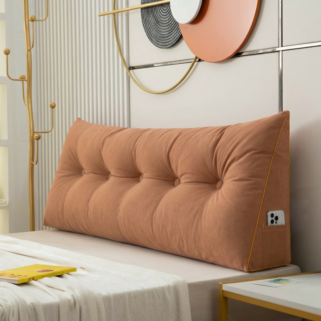 Chic Collection | Bed Wedge Pillow with Ergonomic Support & Side Pocket | Alleviate Back and Neck Pain for Ultimate Comfort 9