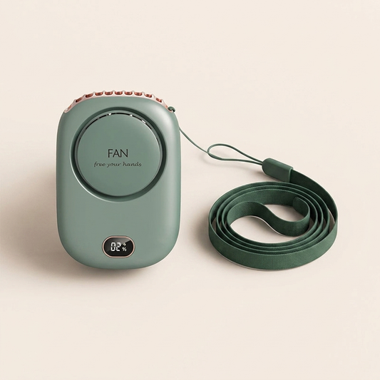 Comfort Breeze | Portable Neck Fan with Bladeless Design & Adjustable Lanyard for All-Day Cooling 1