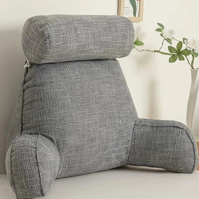 Comfort Haven | Backrest Pillow with Adjustable Headrest | Ultimate Bed Backrest Support for Neck and Back Relief 3