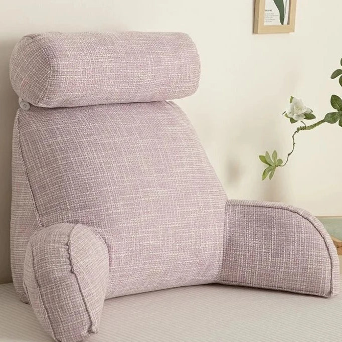 Comfort Haven | Backrest Pillow with Adjustable Headrest | Ultimate Bed Backrest Support for Neck and Back Relief 4