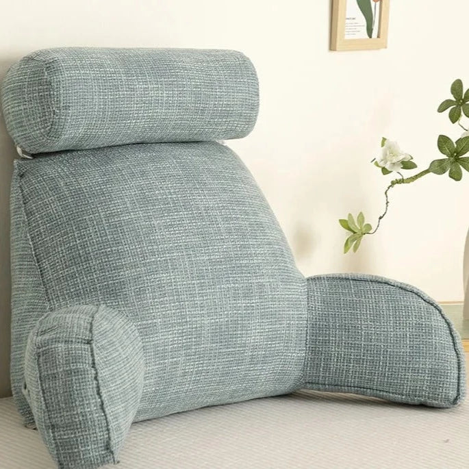 Comfort Haven | Backrest Pillow with Adjustable Headrest | Ultimate Bed Backrest Support for Neck and Back Relief 5