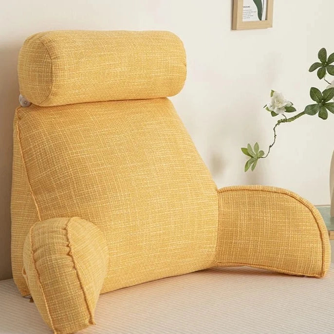 Comfort Haven | Backrest Pillow with Adjustable Headrest | Ultimate Bed Backrest Support for Neck and Back Relief 6
