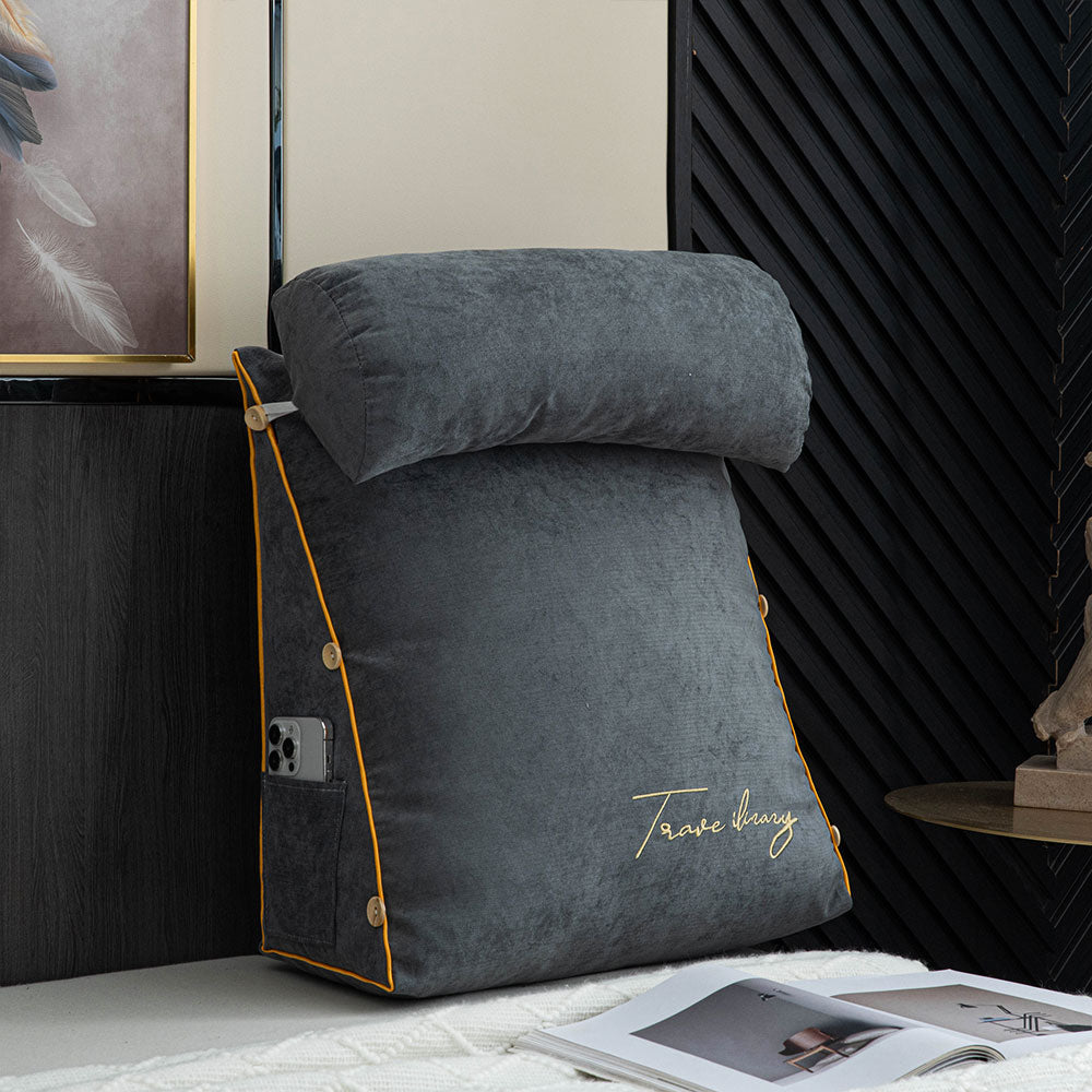 Comfort Haven | Reading Pillow for Bed with Adjustable Support | Ergonomic Backrest for Ultimate Relaxation 0