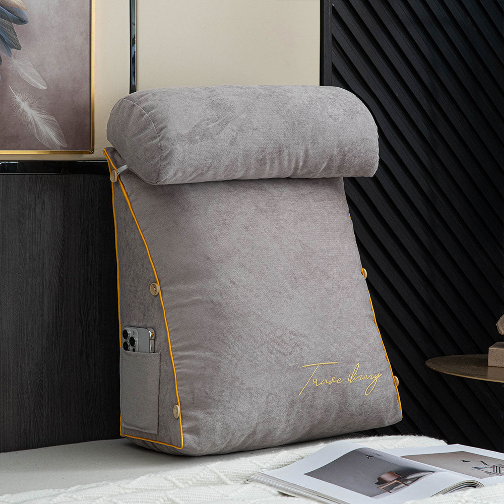 Comfort Haven | Reading Pillow for Bed with Adjustable Support | Ergonomic Backrest for Ultimate Relaxation 4
