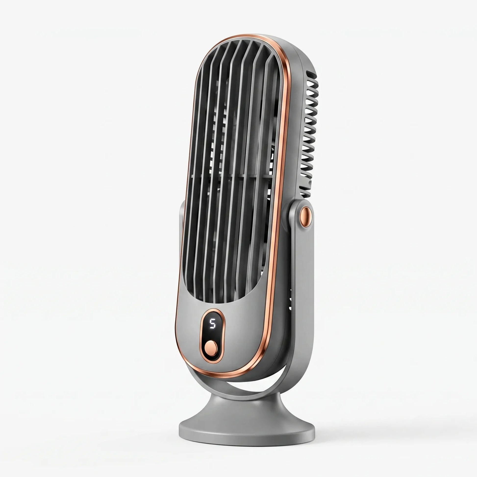 Compact Desk Fan | USB Desk Fan with Dual Motor & Digital Display | Adjustable Airflow for Enhanced Comfort 0