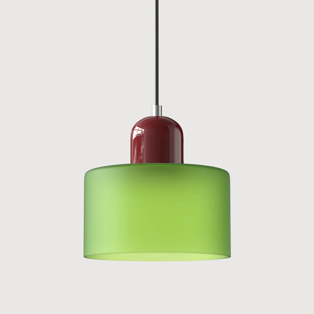 Cylindrical Pendant Lamp | Glass Pendant Lighting with Adjustable Height | Modern Design for Elegant Kitchen Illumination 31