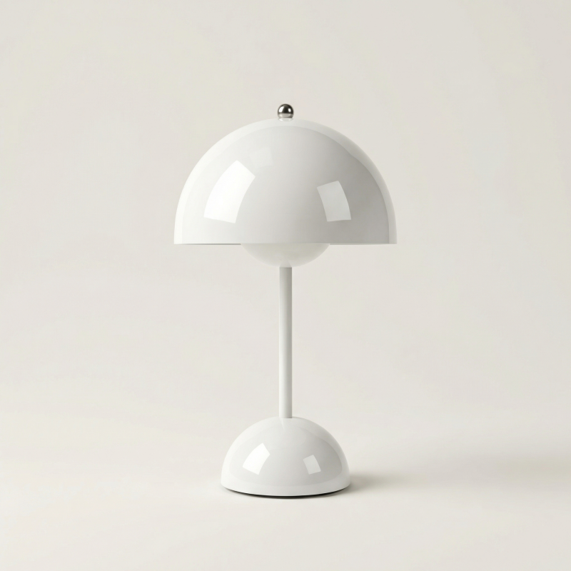 Dome Collection | Table Lamp with Adjustable Brightness & Cordless Design | Minimalist Bedside Lighting for Cozy Interiors 1