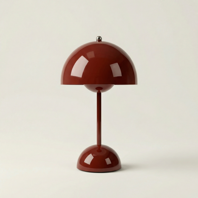 Dome Collection | Table Lamp with Adjustable Brightness & Cordless Design | Minimalist Bedside Lighting for Cozy Interiors 4