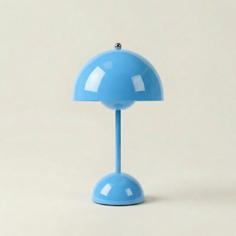 Dome Collection | Table Lamp with Adjustable Brightness & Cordless Design | Minimalist Bedside Lighting for Cozy Interiors 5