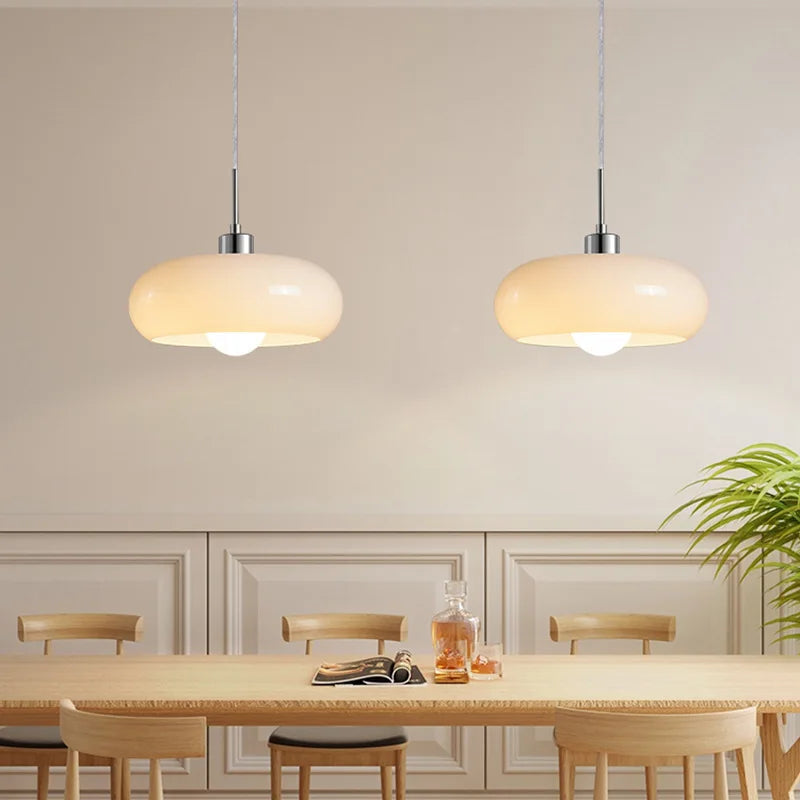 Elegant Ceiling Lamp | Flush Mount Ceiling Light with Rounded Glass Shade | Versatile Lighting for Home and Commercial Spaces 0