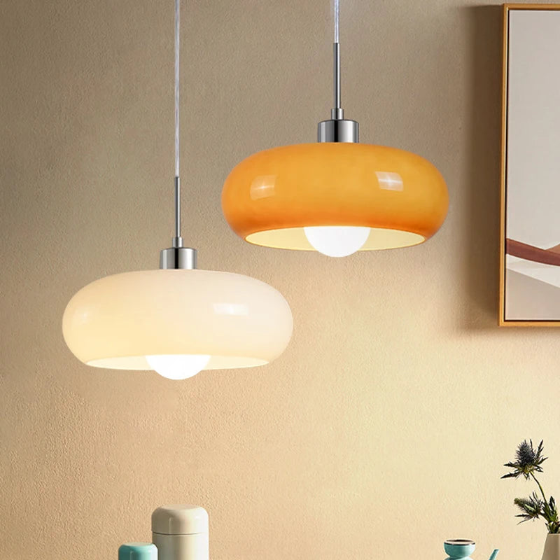 Elegant Ceiling Lamp | Flush Mount Ceiling Light with Rounded Glass Shade | Versatile Lighting for Home and Commercial Spaces 1