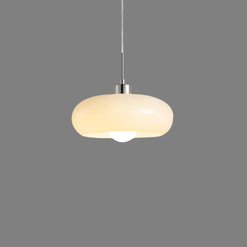 Elegant Ceiling Lamp | Flush Mount Ceiling Light with Rounded Glass Shade | Versatile Lighting for Home and Commercial Spaces 2