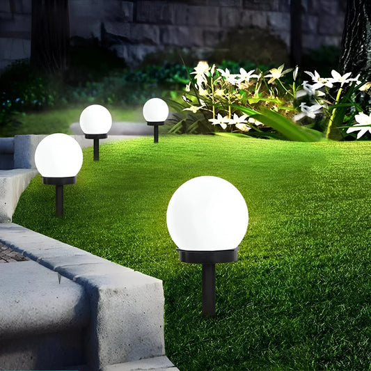 Elegant Solar Garden Lights | Waterproof Outdoor Solar Path Lights Set of 3 for Ambient Illumination 0