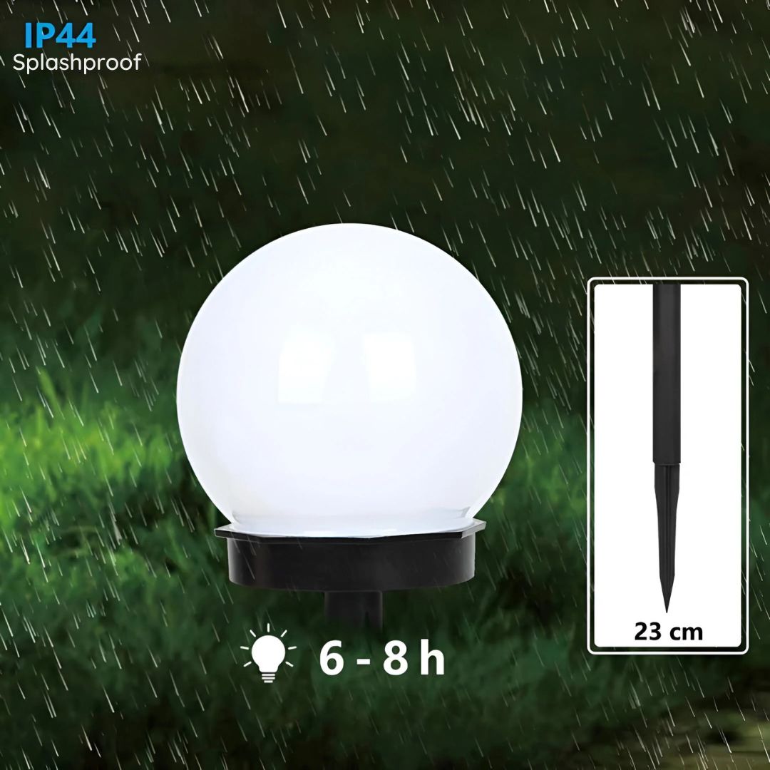 Elegant Solar Garden Lights | Waterproof Outdoor Solar Path Lights Set of 3 for Ambient Illumination 3