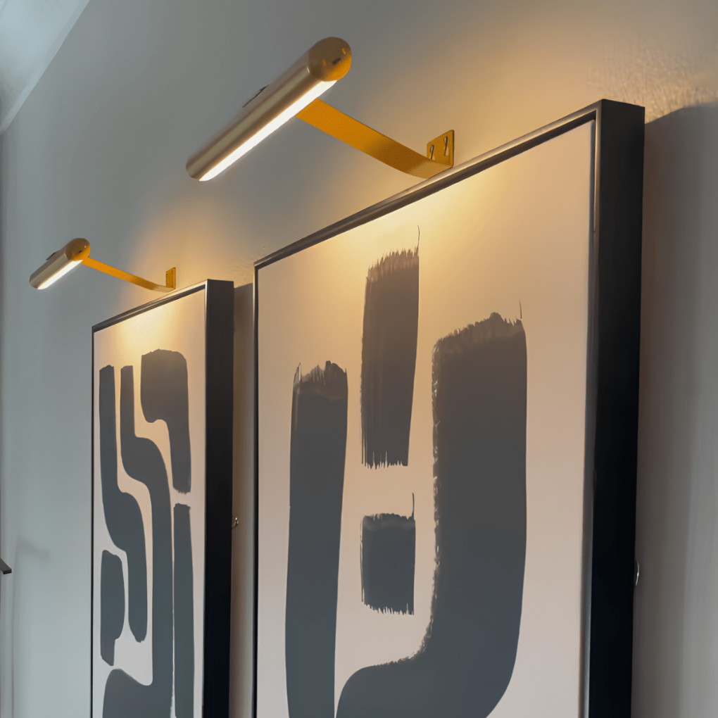 Elegant Wireless Picture Light with Adjustable Tilt & Touch Control for Stunning Artwork Display 1