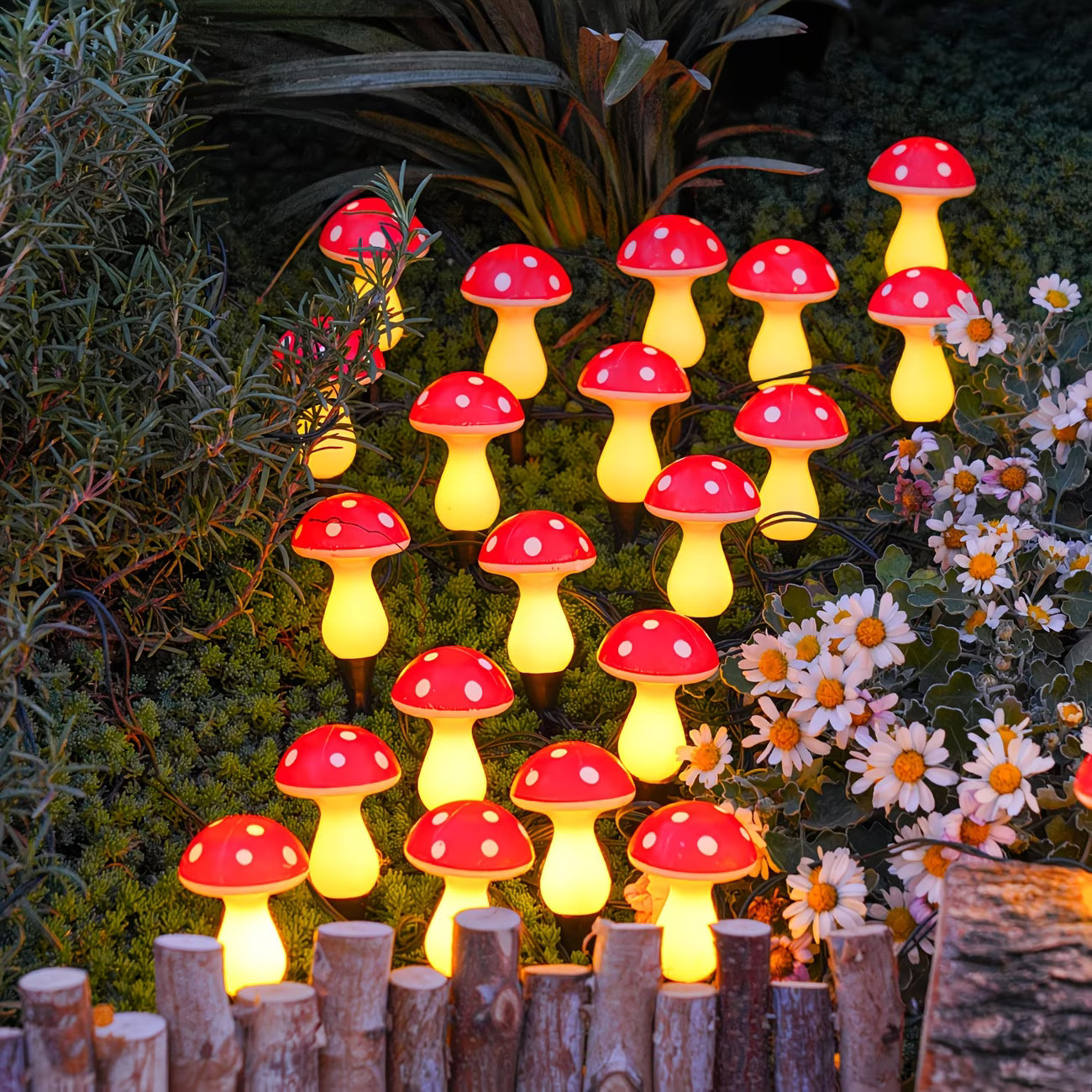 Garden Glow | Solar Garden Lights with 12 Lighting Modes | Waterproof Design for Enchanting Outdoor Ambiance 2
