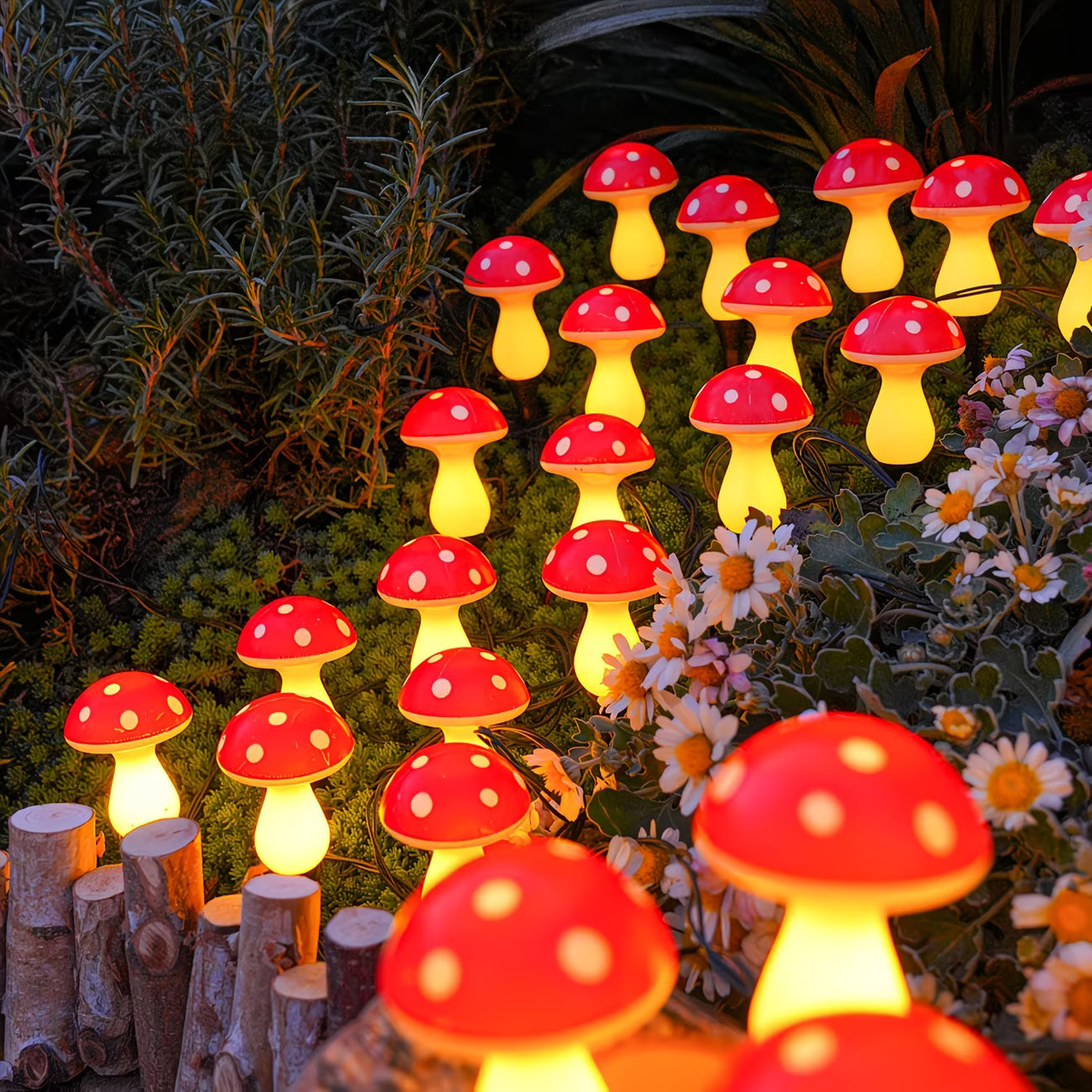 Garden Glow | Solar Garden Lights with 12 Lighting Modes | Waterproof Design for Enchanting Outdoor Ambiance 5