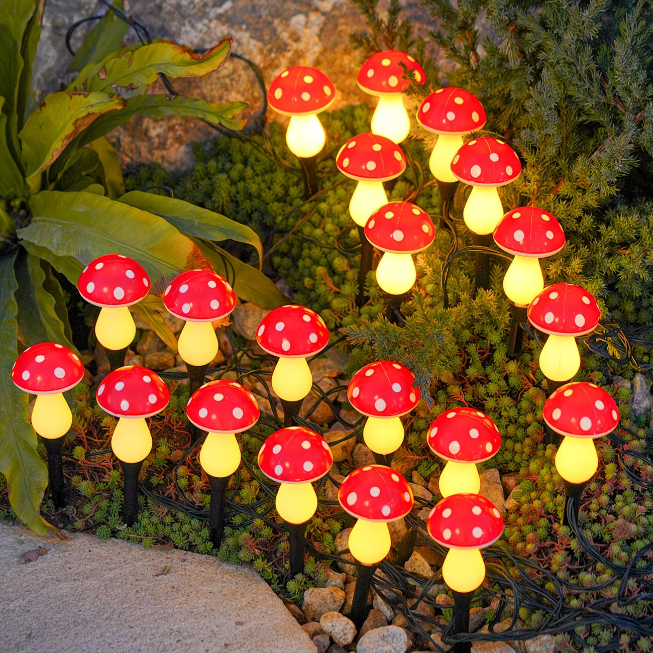 Garden Glow | Solar Garden Lights with 12 Lighting Modes | Waterproof Design for Enchanting Outdoor Ambiance 6