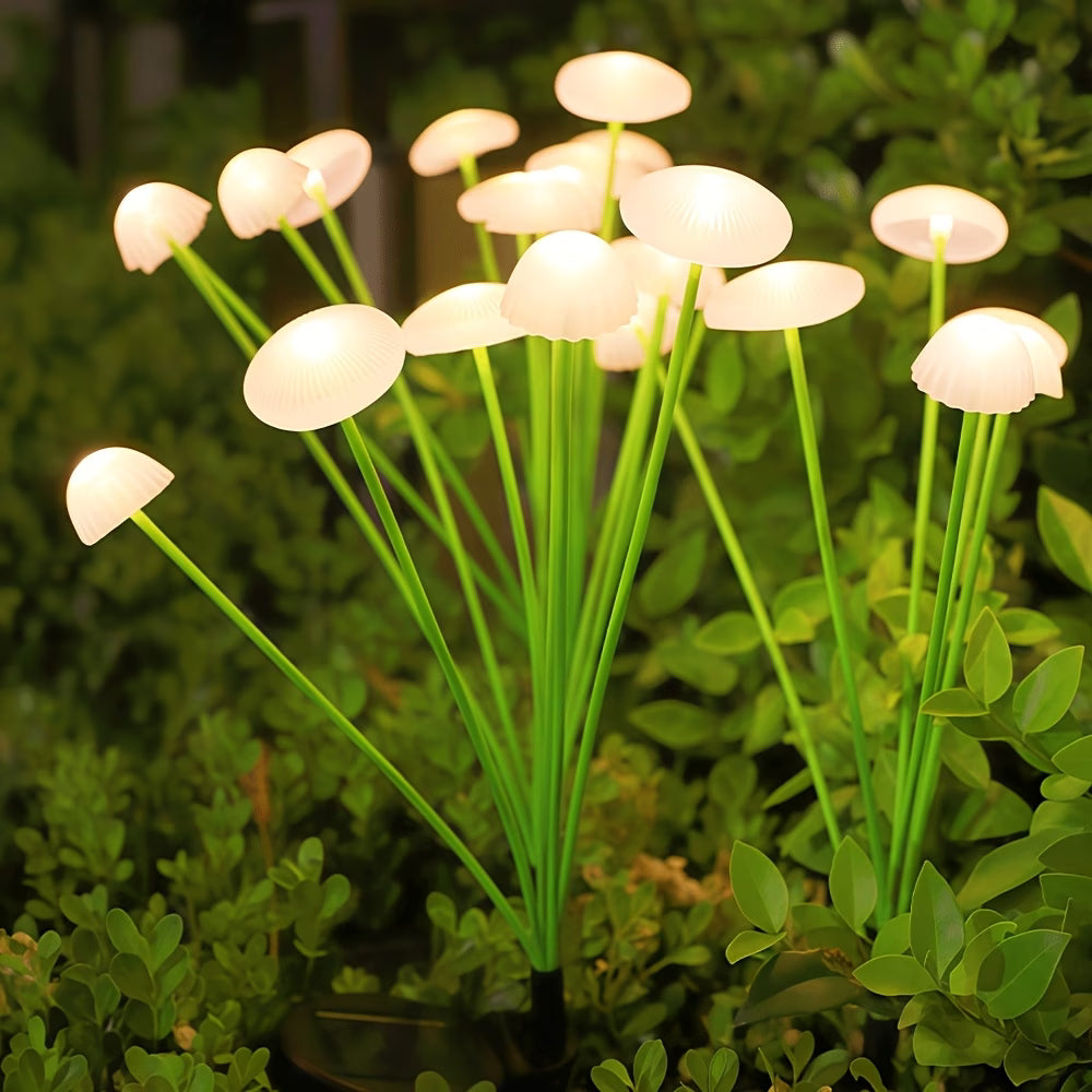 Garden Glow | Solar Garden Lights with Unique Jellyfish & Mushroom Design | Enchanting Outdoor Decor for Magical Spaces 1