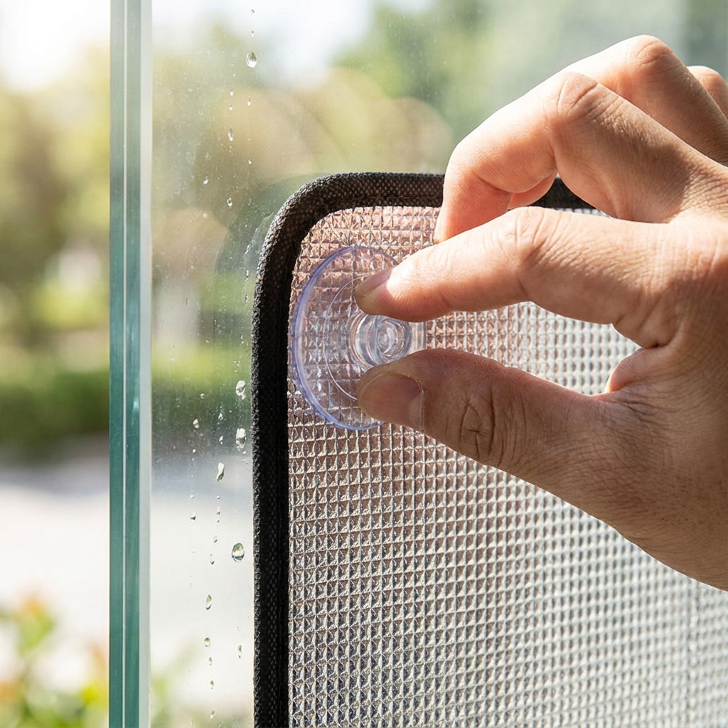Insulated Window Panel | Blackout Aluminum Shade with 90% Heat Reflection | Versatile Solution for Home Comfort 2