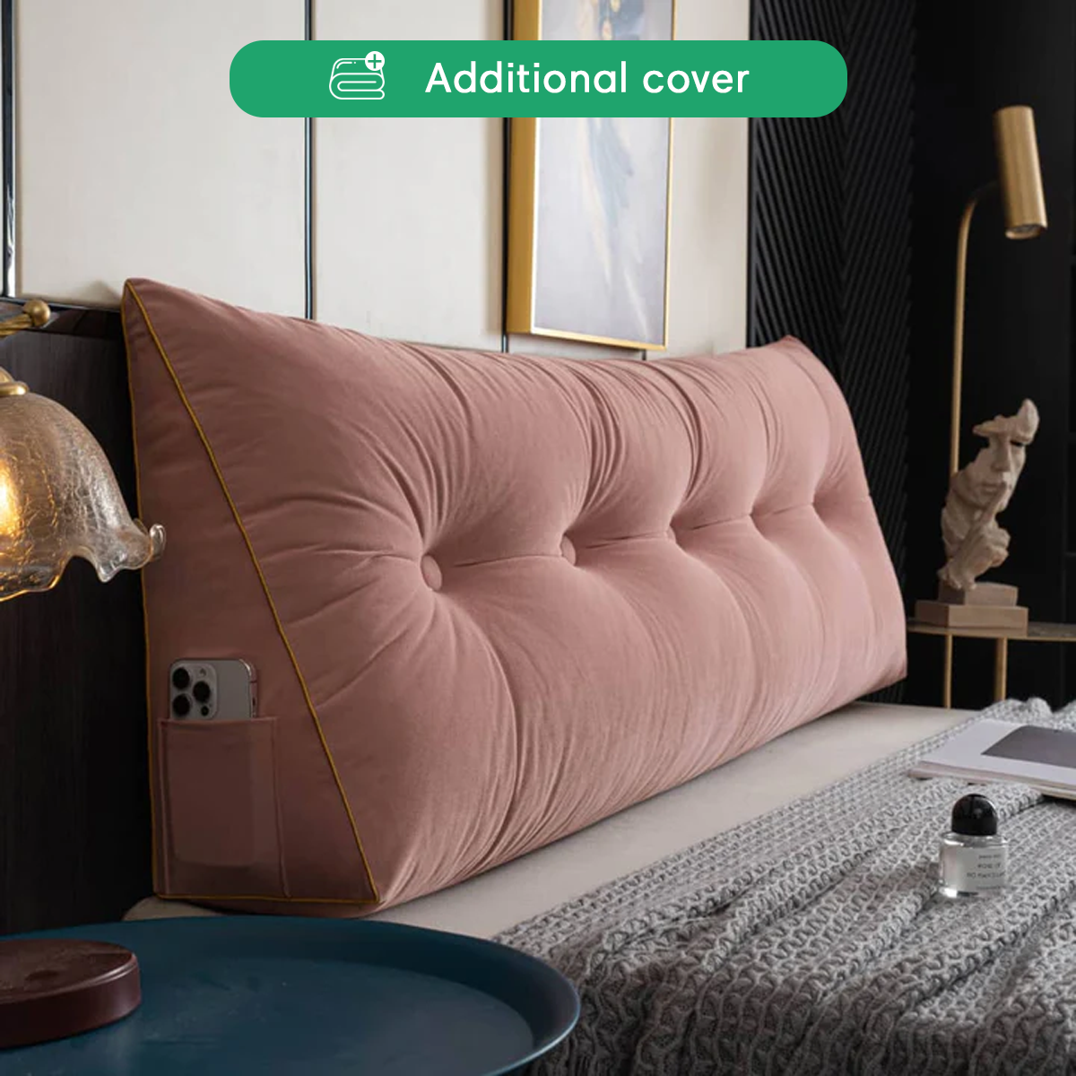 Luxury Velvet Pillow Cover | Removable & Machine Washable | 9 Color Options for Customization 3