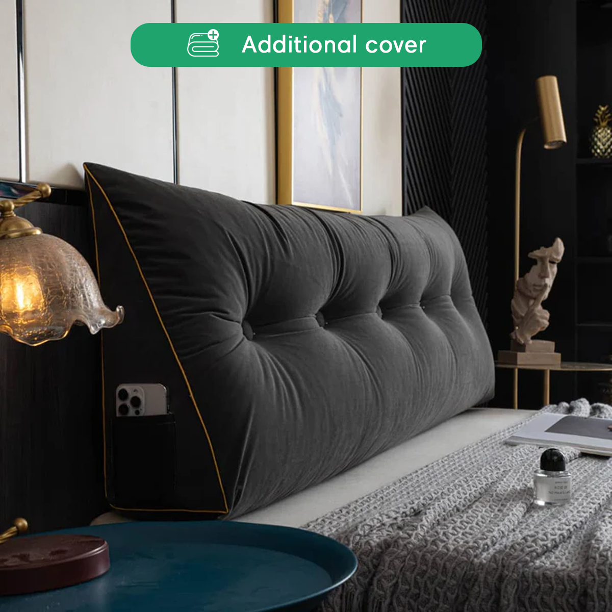 Luxury Velvet Pillow Cover | Removable & Machine Washable | 9 Color Options for Customization 6