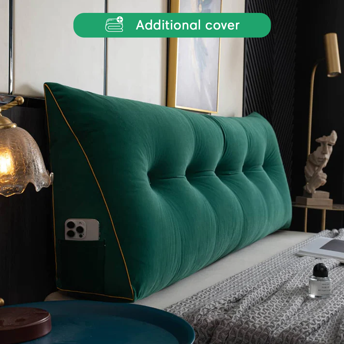 Luxury Velvet Pillow Cover | Removable & Machine Washable | 9 Color Options for Customization 7