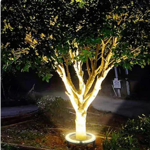 Modern 360° Garden Lamp | Outdoor LED Lights with Durable Aluminum & Glass | Unique Ambiance Lighting for Trees 0