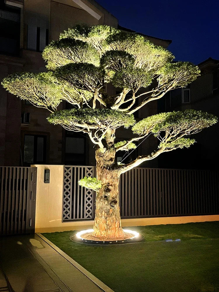 Modern 360° Garden Lamp | Outdoor LED Lights with Durable Aluminum & Glass | Unique Ambiance Lighting for Trees 2