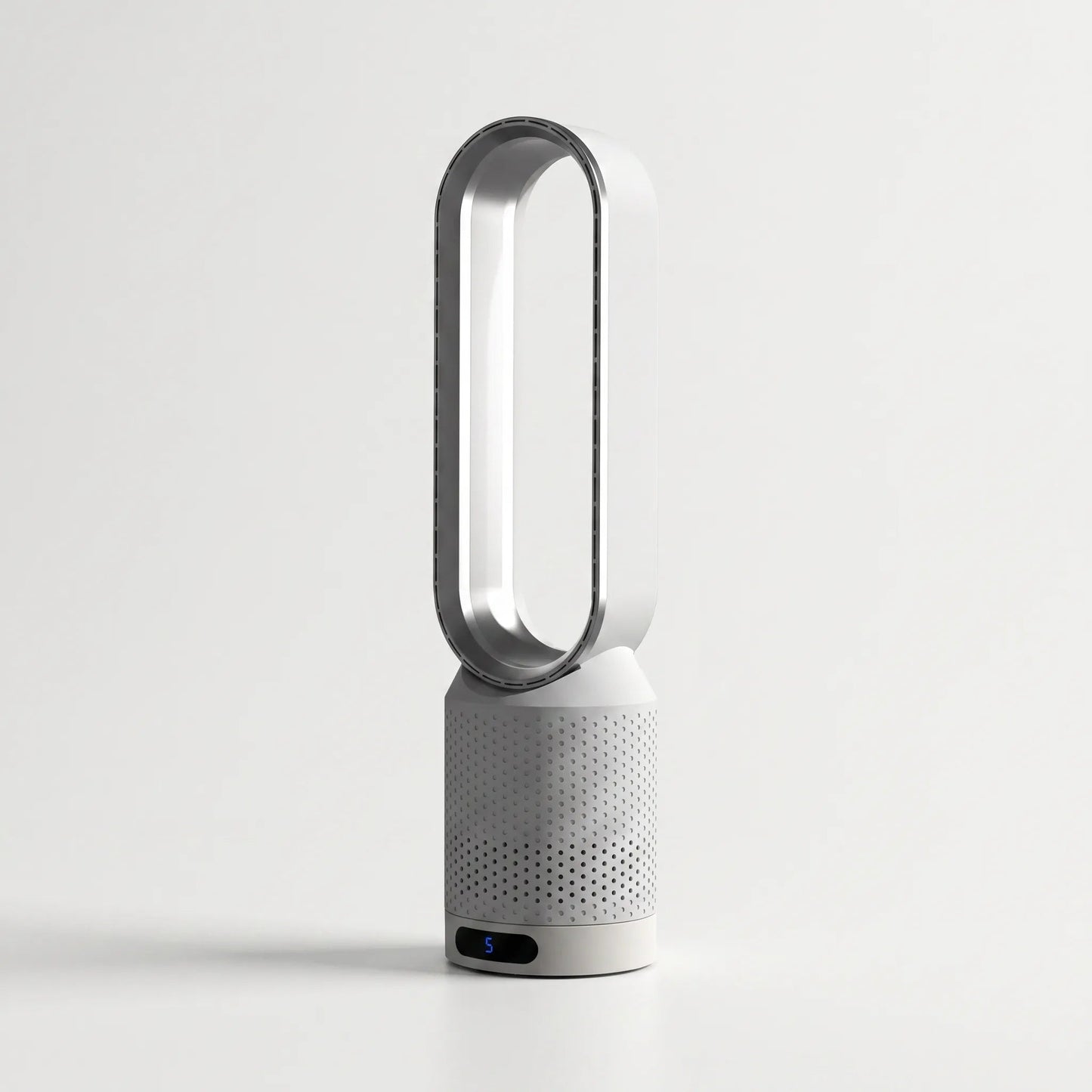 Modern Bladeless Fan | Slim Design with Digital Display | Quiet Operation for Home Comfort