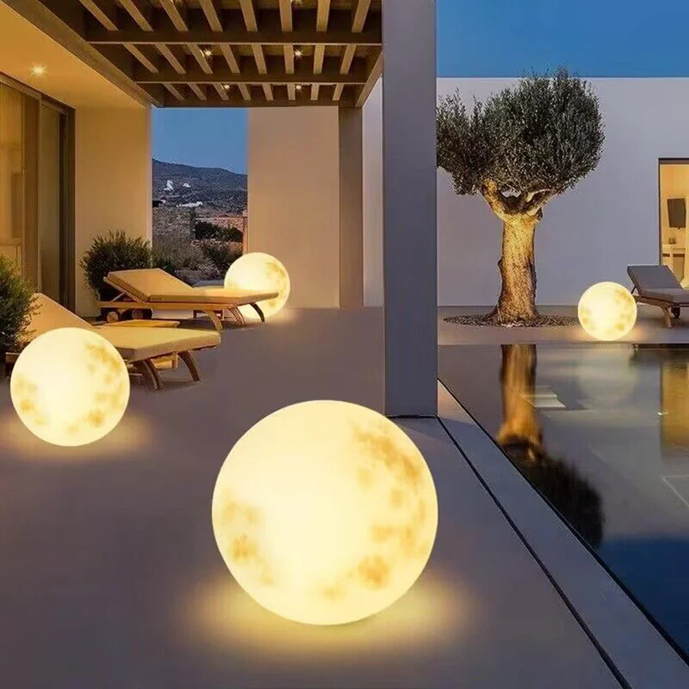 Moonlight Collection | LED Garden Globe with Warm White Light | Weather-Resistant Outdoor Decor for Enchanting Ambiance 6