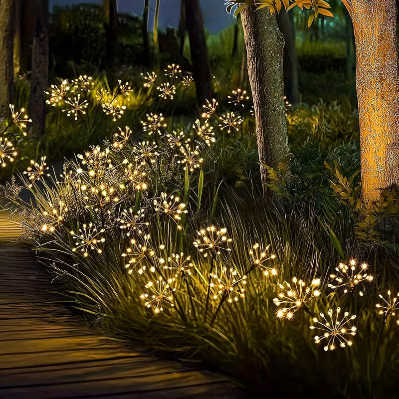 Solar Garden Lights | 120 LED Outdoor Lights with 8 Modes | Waterproof Design for Cozy Ambiance 2