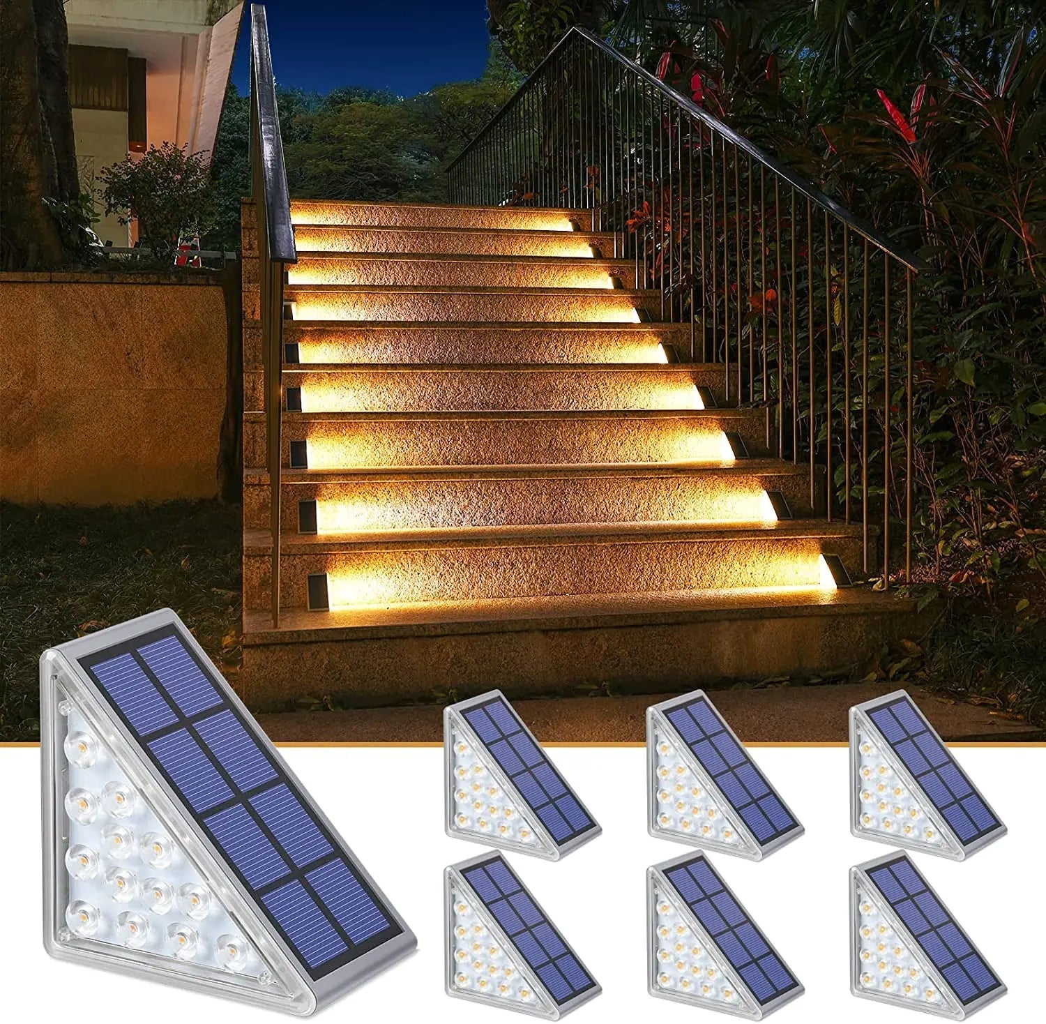 Solar Garden Lights | Stylish LED Outdoor Lamp with Weather Resistance | Eco-Friendly Illumination for Beautiful Spaces 8